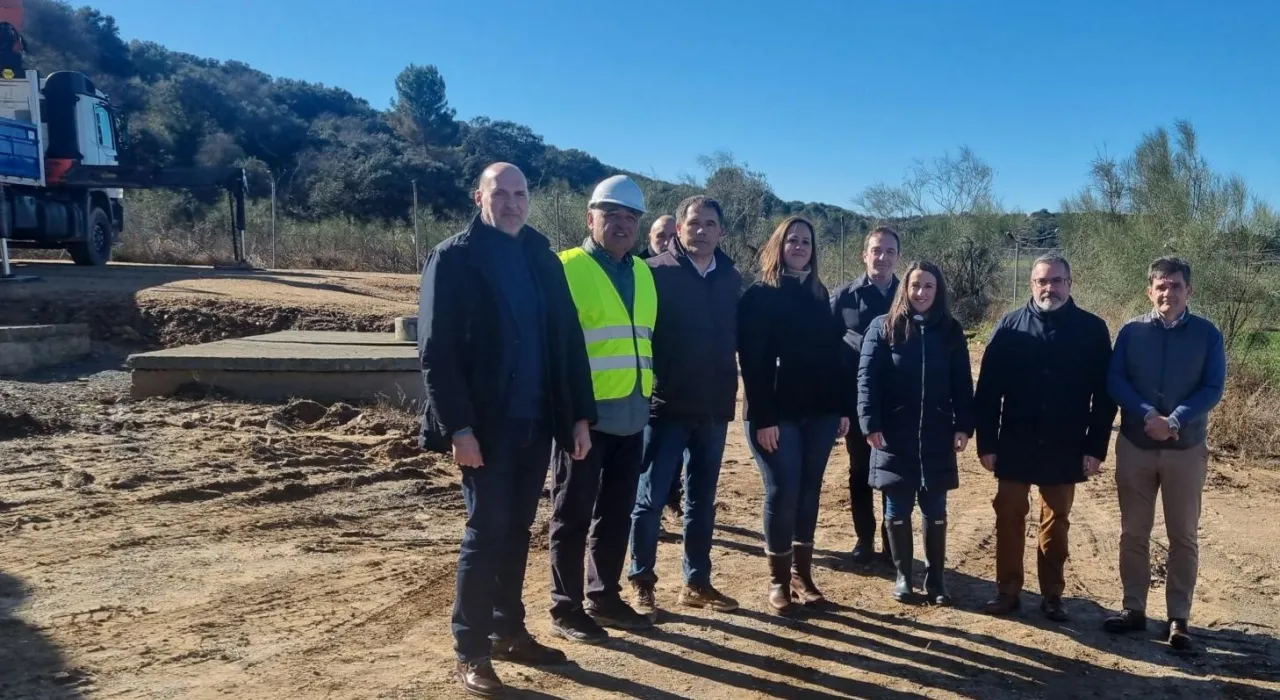 Visita a las obras de esta comunidad en Malpica de Tajo